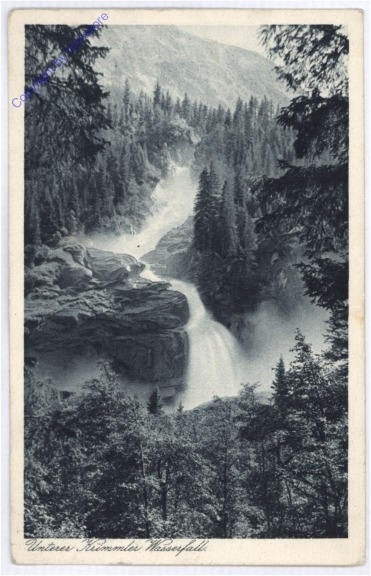 ak176951 Krimml, unterer Wasserfall