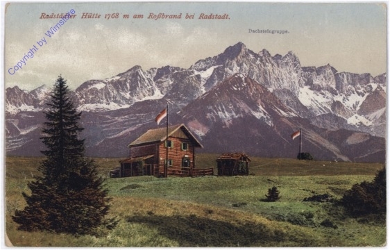 Radstädter Tauern, Radstädter Hütte am Roßbrand