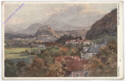 Salzburg, Blick gegen den Stauffen