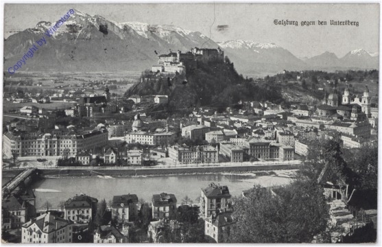 Salzburg, gegen den Untersberg