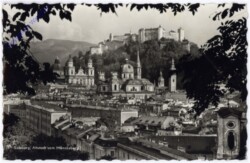 Salzburg, Altstadt vom Mönchsberg