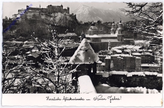 Salzburg, Glückwunsch zum Neuen Jahr