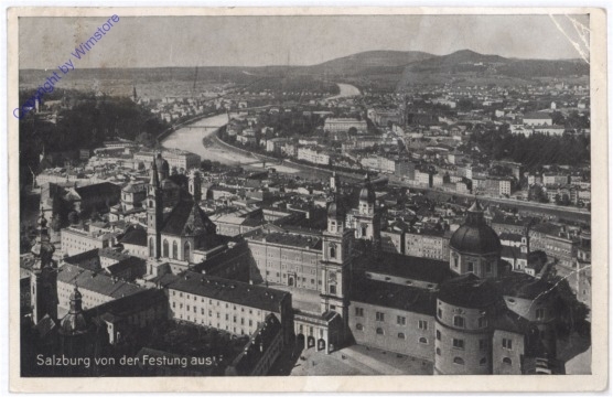 ak177022 Salzburg, von der Festung aus