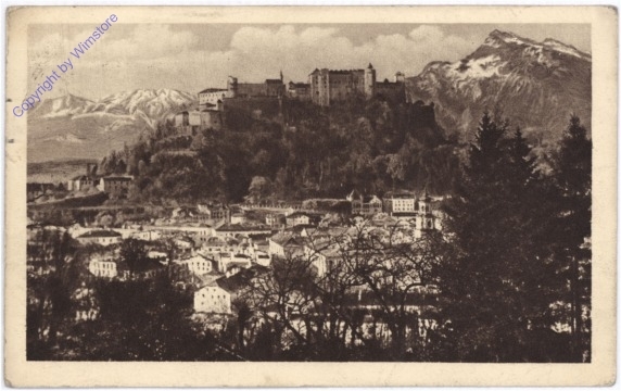 Salzburg, vom Kapuzinerberg