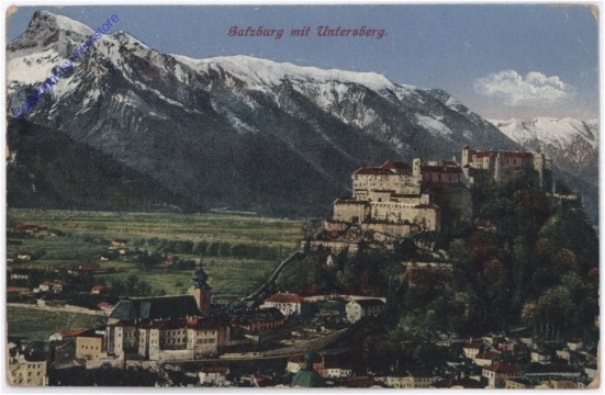 Salzburg, mit Untersberg