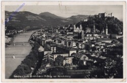 Salzburg, vom Elektrischen Aufzug am Mönchsberg