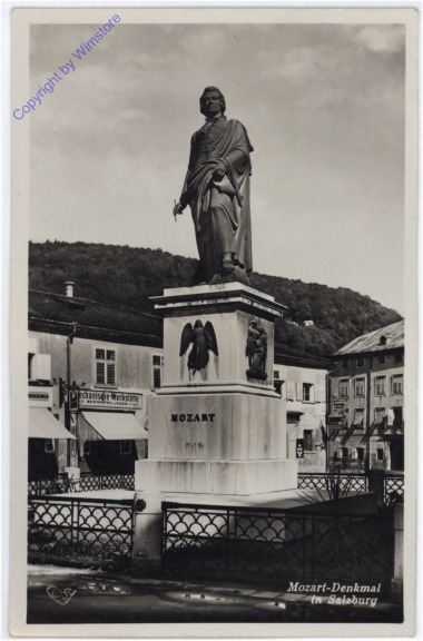 Salzburg, Mozart-Denkmal