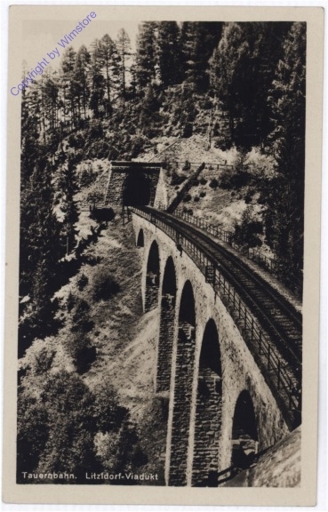 Schwarzach, Tauernbahn, Litzldorf-Viadukt