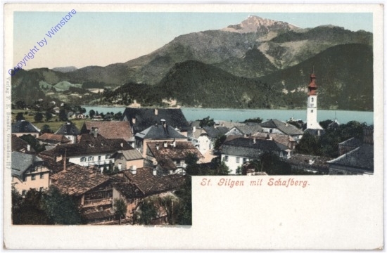 St. Gilgen, mit Schafberg