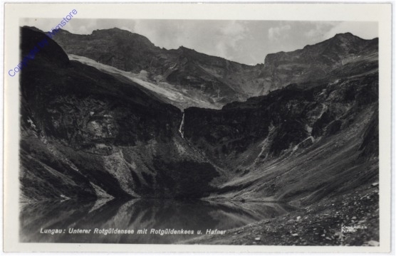 ak177091 Tamsweg, Unterer Rotgüldensee mit Rotgüldenkees u. Hafner