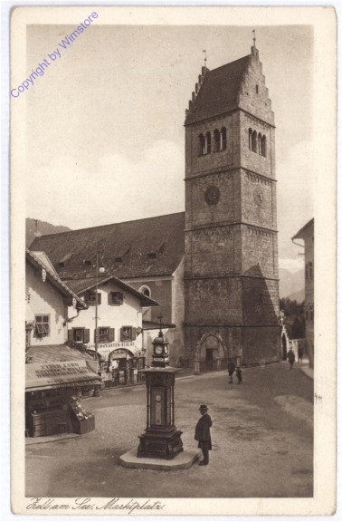 ak177111 Zell am See, Marktplatz