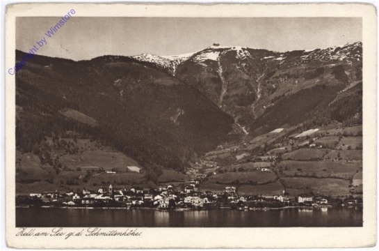 ak177112 Zell am See, gegen die Schmittenhöhe