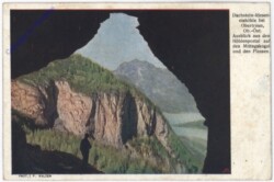 Dachstein-Rieseneishöhle, Ausblick aus dem Höhlenportal