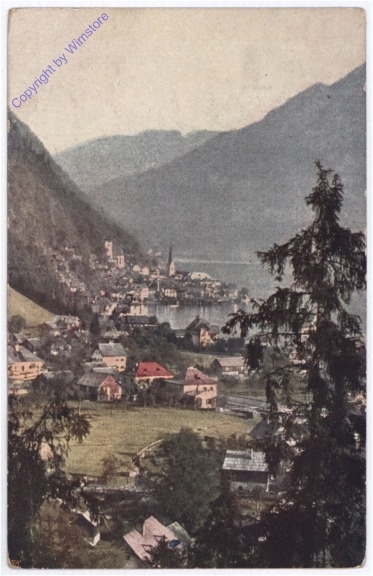 ak177246 Hallstatt, vom Süden