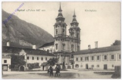 ak177321 Spital am Pyhrn, Kirchplatz