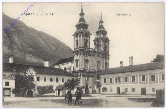 ak177321 Spital am Pyhrn, Kirchplatz
