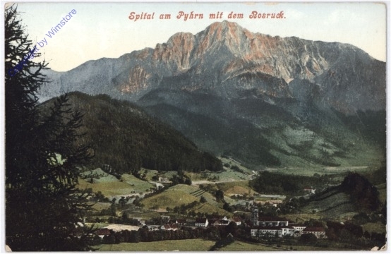 ak177329 Spital am Pyhrn, mit dem Bosruck
