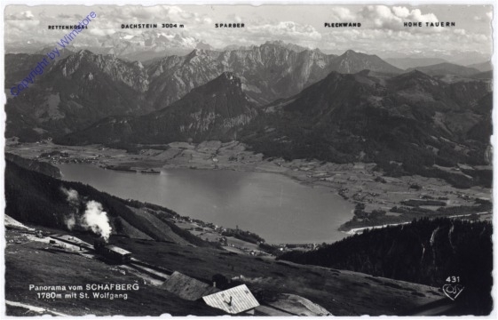 St. Wolfgang, Panorama vom Schafberg