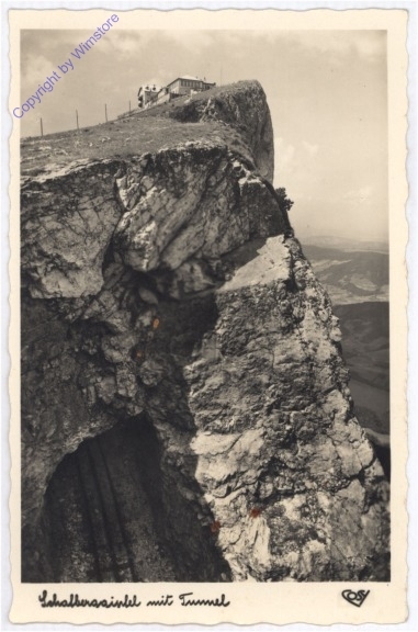 St. Wolfgang, Schafberggipfel mit Tunnel