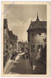 Steyr, Grünmarkt gegen den Stadtplatz gesehen