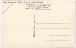 Stuben am Arlberg, Gasthaus zum Mondschein