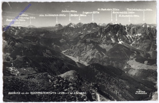 Eisenerz, Ausblick von der Reichensteinhütte