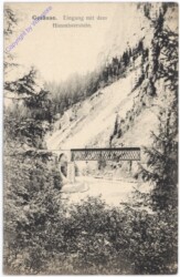 Gesäuse, Eingang mit dem Himmbeerstein