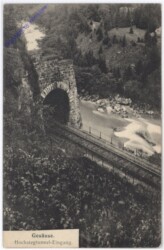 Gesäuse, Hochstegtunnel-Eingang