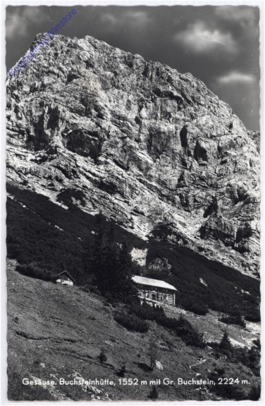 Gesäuse, Buchsteinhütte mit Gr. Buchstein