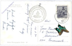 ak177691a Graz, Uhrturm