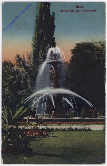 Graz, Brunnen im Stadtpark