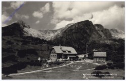 Hochschwab, Sonnschienhütte mit Ebenstein und Graserwand