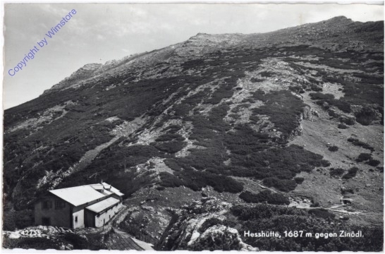 Johnsbach, Hesshütte gegen  Zinödl