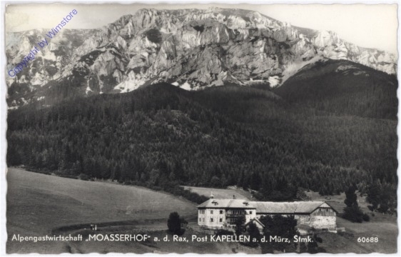 Kapellen an der Mürz, Alpengastwirtschaft "Moasserhof"