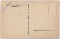 Mariazell, Gruss von der Bürgeralpe