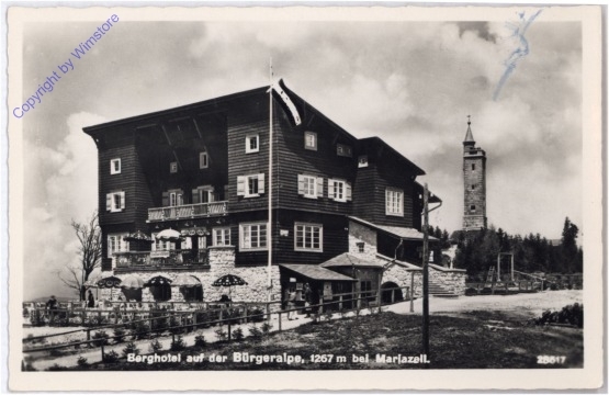 ak177858 Mariazell, Berghotel auf der Bürgeralpe
