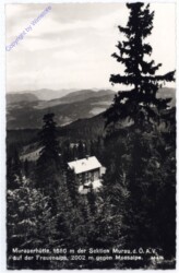 Murau, Murauerhütte auf der Frauenalpe gegen Moosalpe