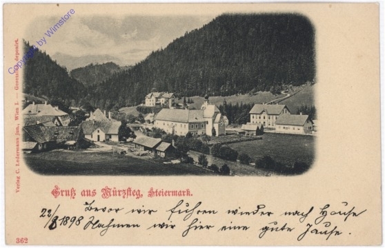 ak177903 Mürzsteg, Gruss aus