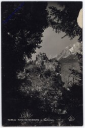 Ramsau, Ruine Katzenburg m. Dachstein