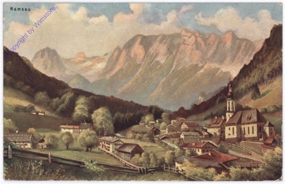 ak177954 Ramsau, Ortsansicht