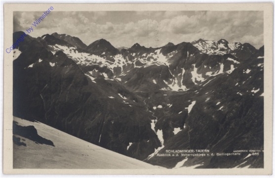 ak177969 Schladming, Ausblick a.d. Vetterngebirge