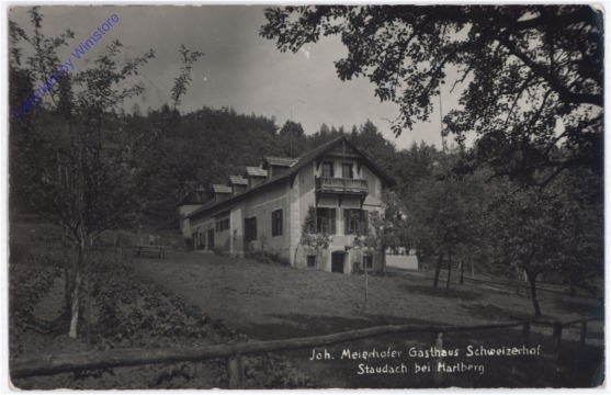 Staudach, Joh. Meierhofer Gasthaus Schweizerhof
