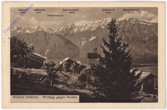 Grossvolderberg, Wildbad, Windegg gegen Norden