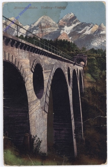 Innsbruck, Mittenwaldbahn, Vorberg-Viadukt