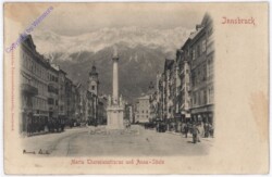 Innsbruck, Maria Theresienstrasse mit Annasäule