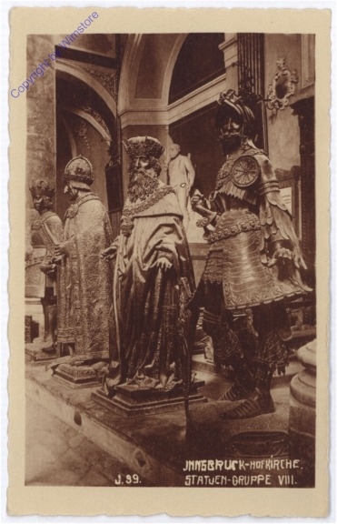 Innsbruck, Hofkirche, Statuen-Gruppe VII
