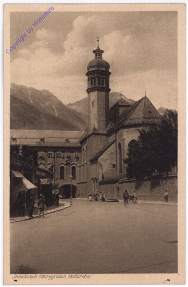 Innsbruck, Burggraben, Hofkirche