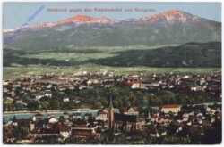 Innsbruck, gegen den Patscherkofel und Glungezer