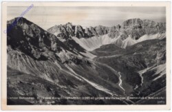 Lienz, Lienzer Dolomiten, Blick vom Kerschbaumertörl gegen Weittalspitze