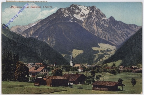 Mayrhofen, Ortsansicht